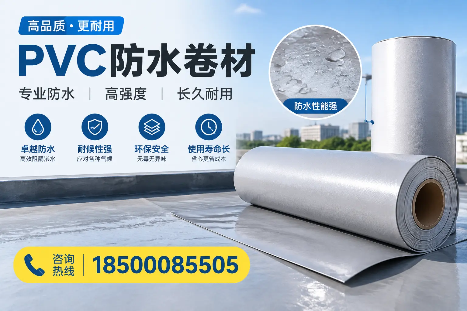 PVC防水卷材的安装方法与注意事项，北海用户必看